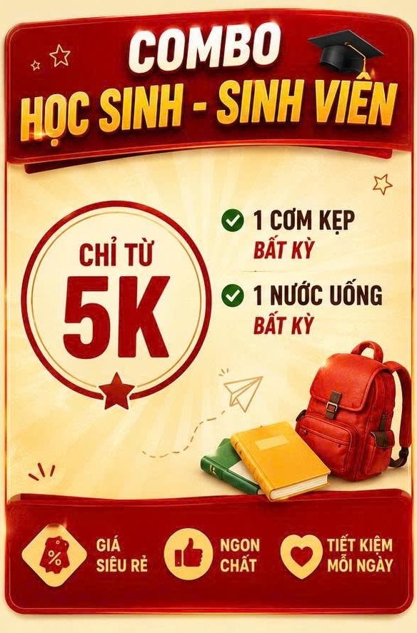 COMBO HỌC SINH - SINH VIÊN - Chỉ từ 5K